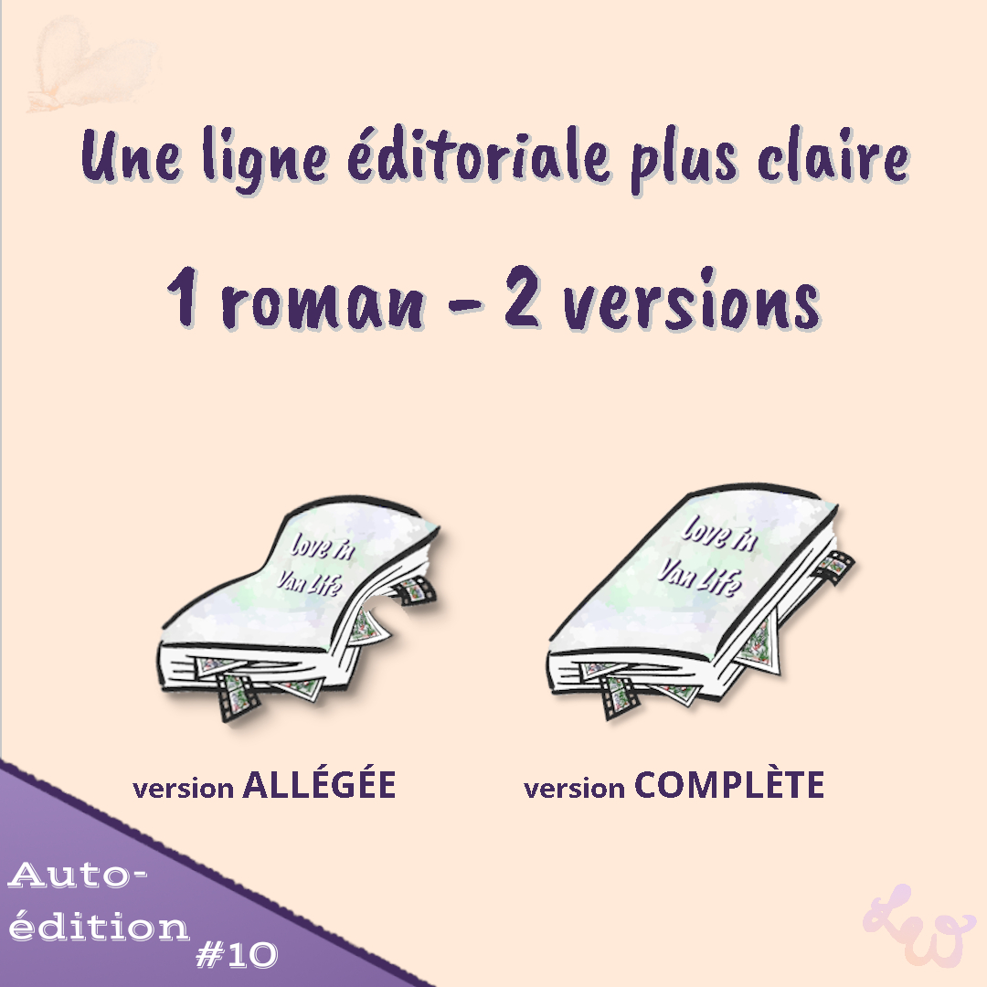 Affiche - 1 roman - 2 versions