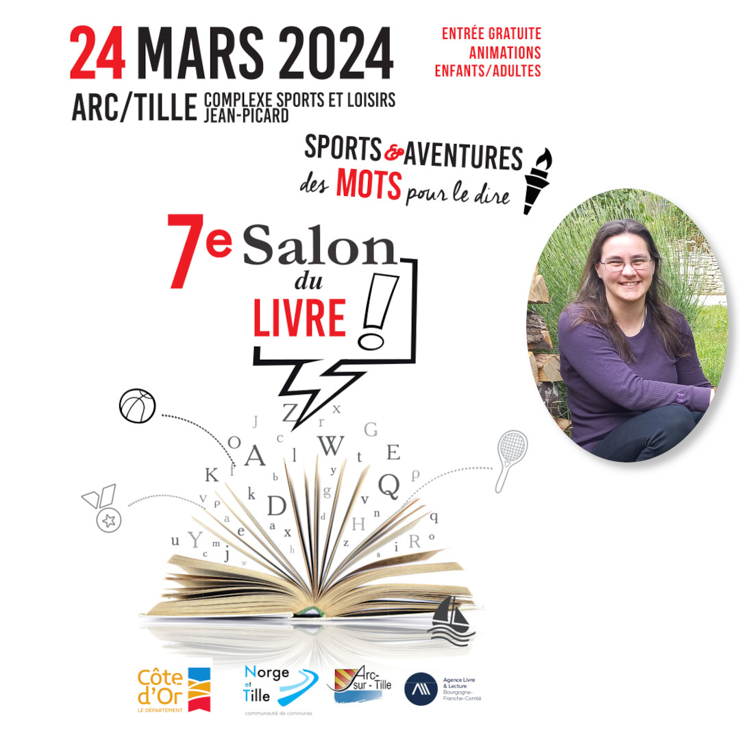 Affiche - Salon du Livre - Arc-sur-Tille  24 mars 2024