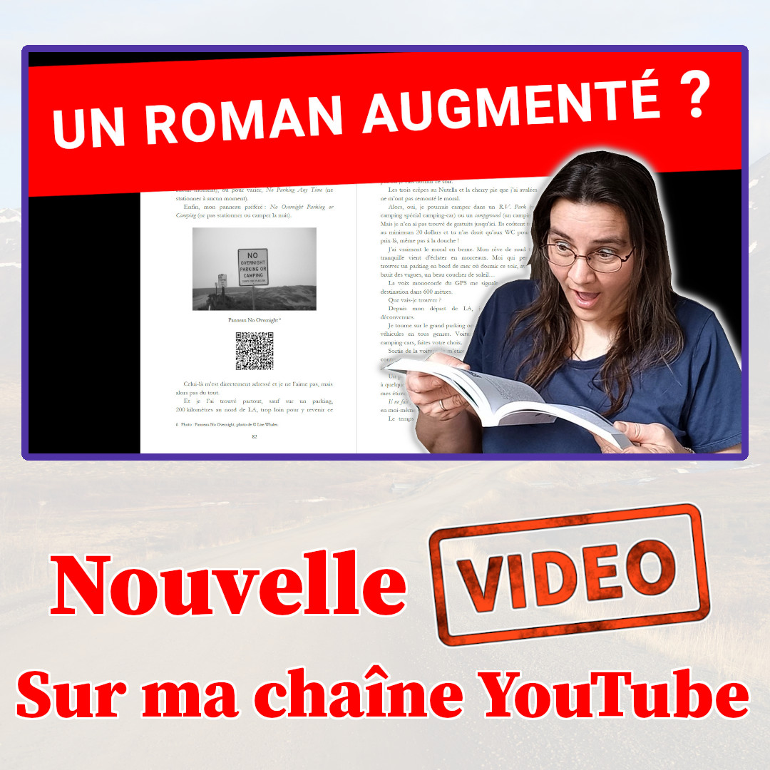 Affiche -  Nouvelle vidéo sur YouTube : C'est quoi un Roman Augmenté ?